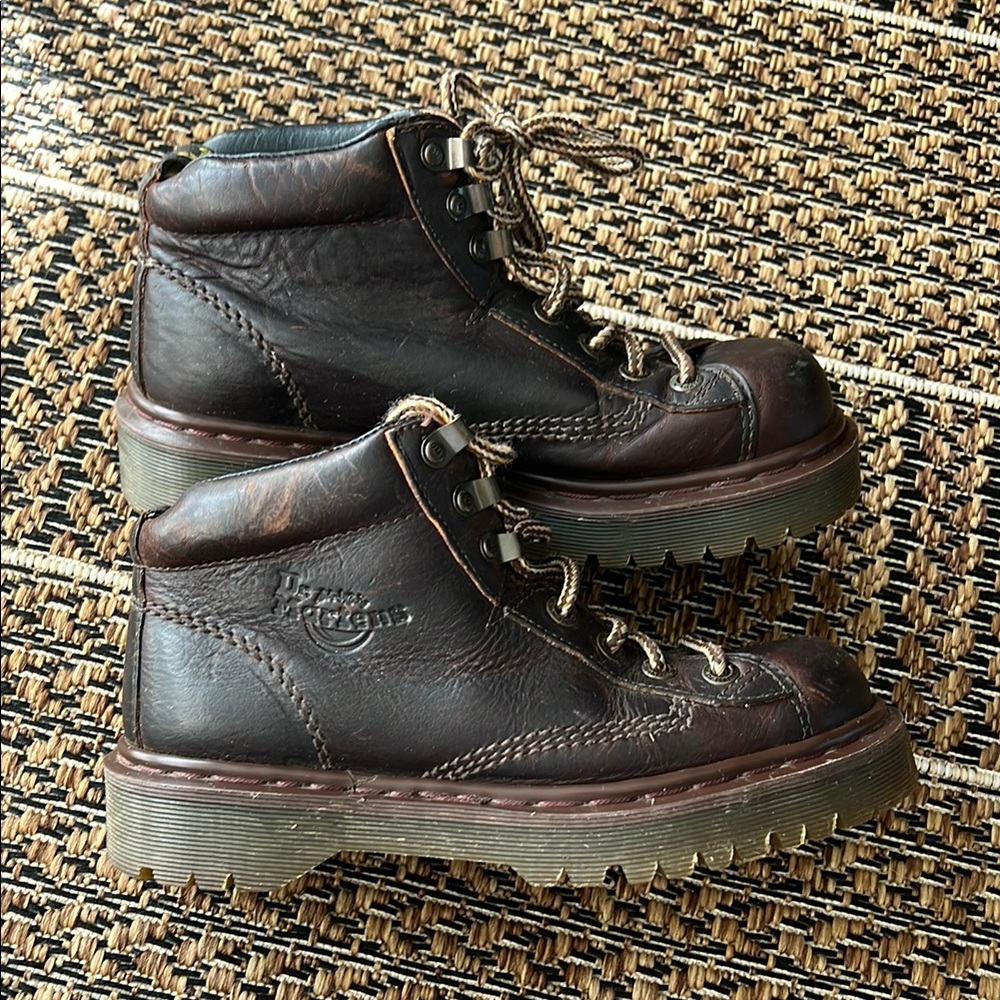 Dr. Martens Brown Leather Boots - Made in England - Picture 6 of 6